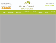 Tablet Screenshot of kc-hair.com